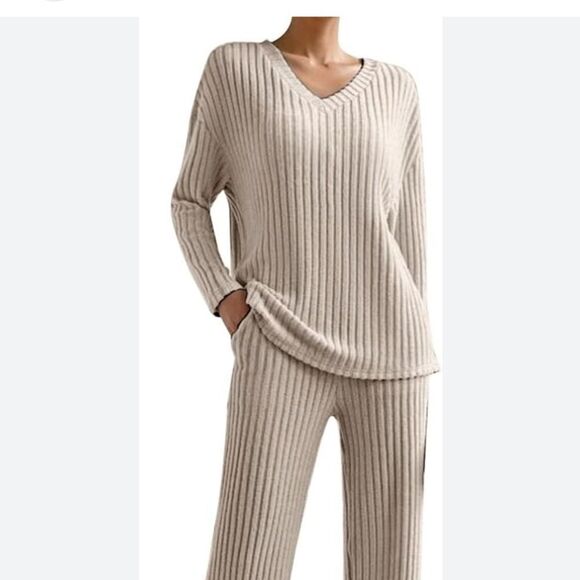 other Pants - Ribbed Knit Lounge Set Women's